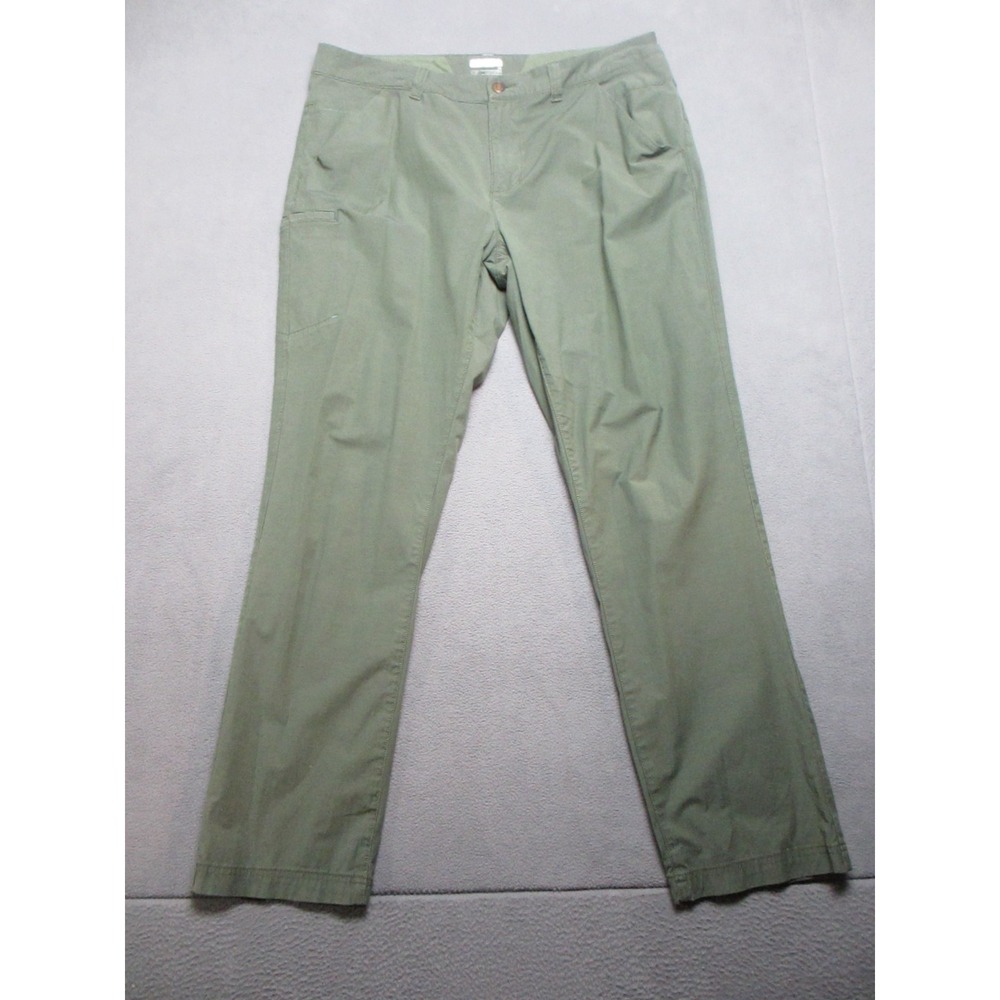 Marmot Pants Mens XL 37X30.5 Green Mid Rise Outdoor Hiking Cargo Pocket